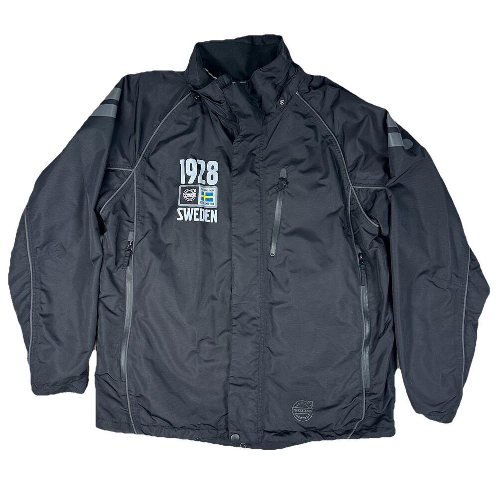 Volvo Sweden 1928 Winter Jacket Official Merchandise Black Men's Size Medium